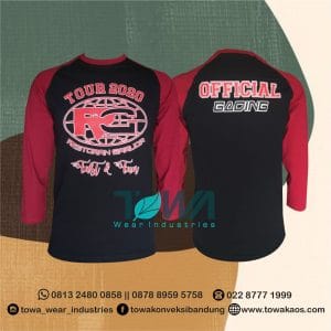 Baju Kaos Reglan Restoran Garuda Cotton Combed