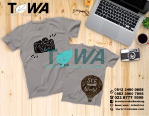 kaos cottopn combed lengan pendek kualitas distro bandung