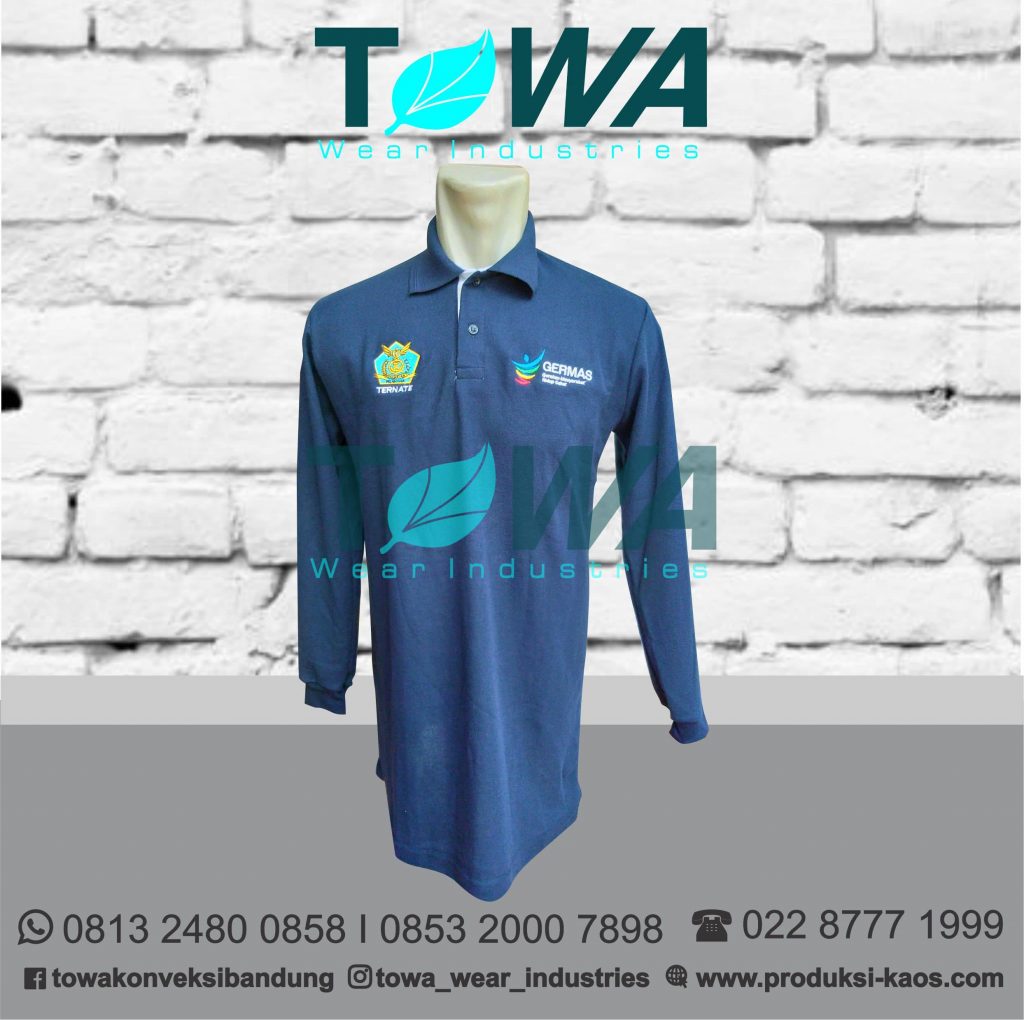 seragam germas, baju hkn, hari kesehatan nasional, baju polo shirt, seragam kaos kerah hkn, hkn 2019