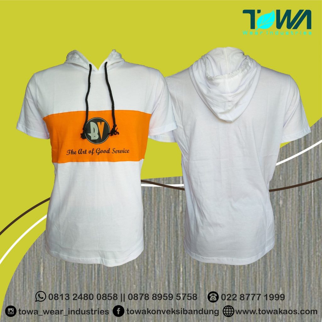Baju Kaos Hoodie Bahan Cotton Combed Hotel Boulevard
