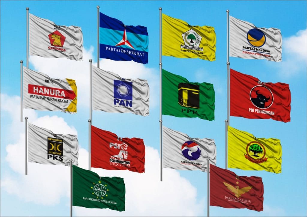 towa konveksi bendera partai custom