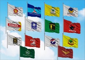 towa konveksi bendera partai custom