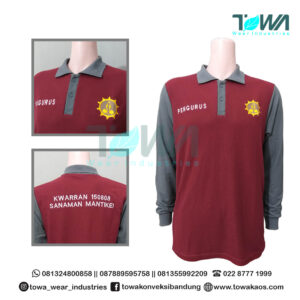 Baju Kaos Kerah Baju Poloshirt Kwarran Sanaman Mantikei