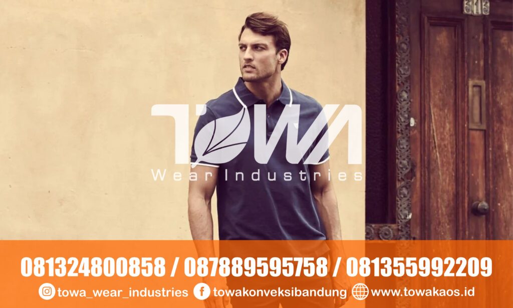 Baju kaos polo murah yang populer di kalangan pria karena penampilannya yang kasual, hadir dalam berbagai model dan bahan seperti katun pique, katun CVC, atau polyster, menawarkan tingkat kenyamanan yang berbeda-beda.